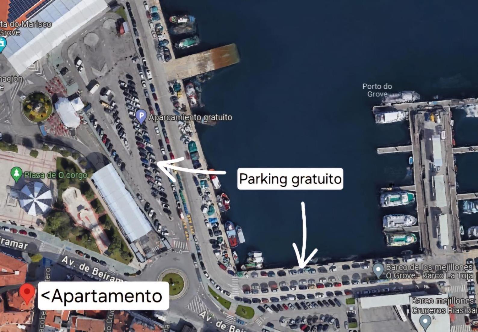 P2 Apartamento O Grove Centro Puerto Bagian luar foto